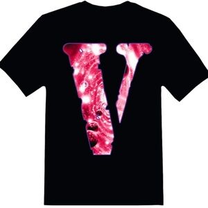 Juice Wrld X Vlone T-Shirt Cosmic Racer Galaxy Double sided